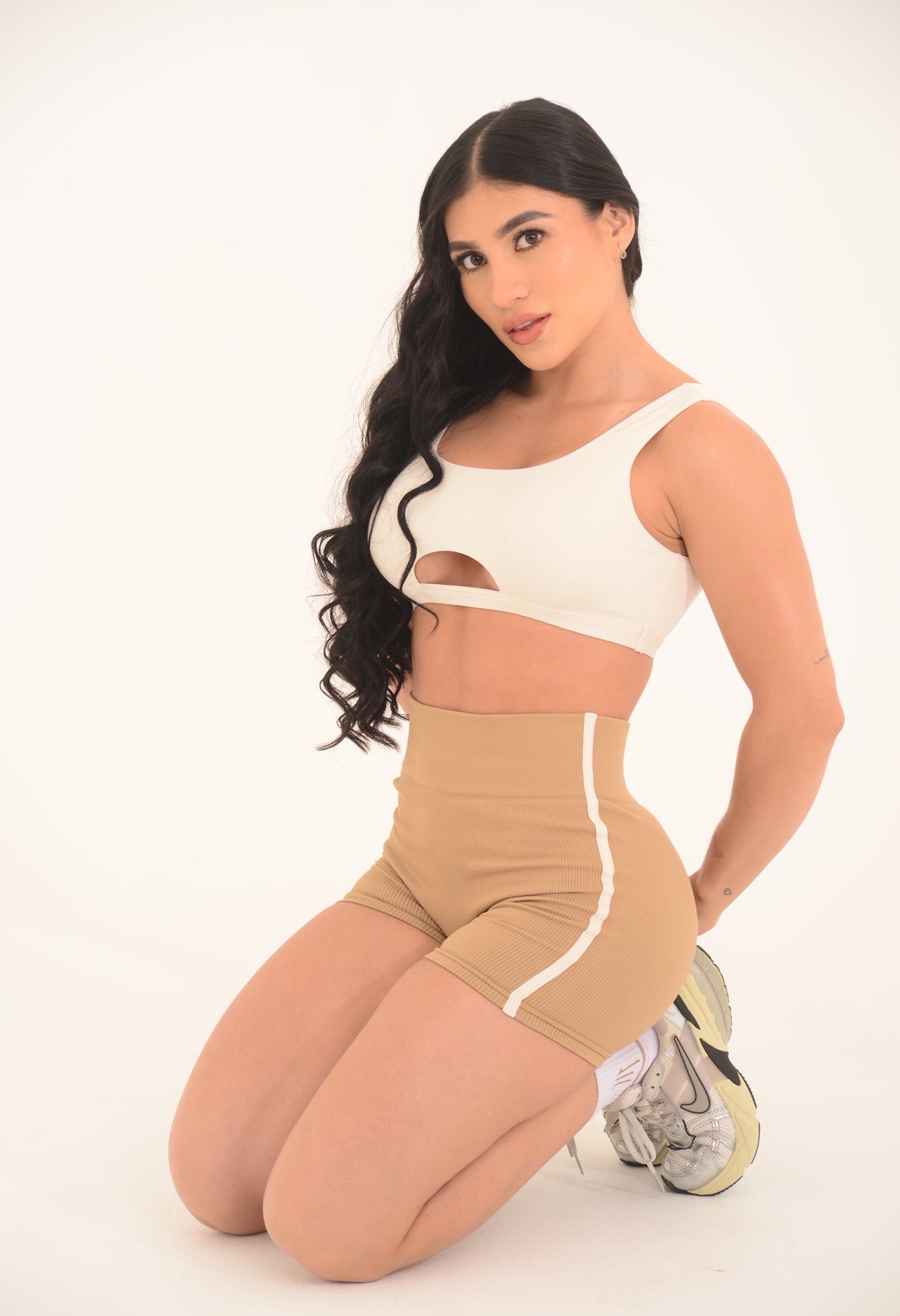 SHORT BASIC ACANALADO BICOLOR